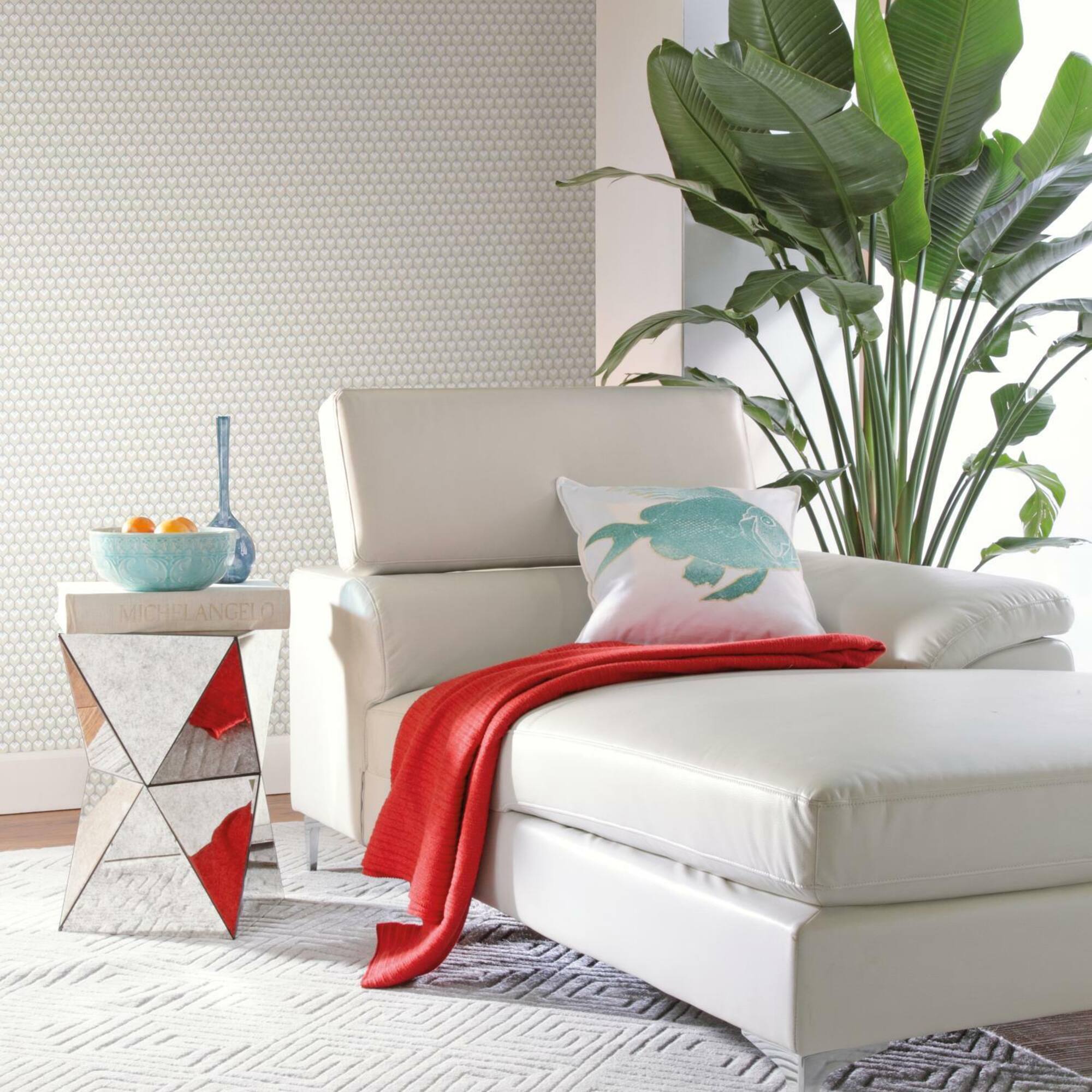 RoomMates 3D Petite Hexagons Peel & Stick Wallpaper